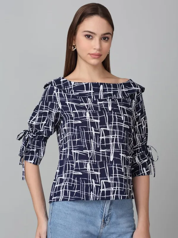 Dressitude-Navy_Blue-Top