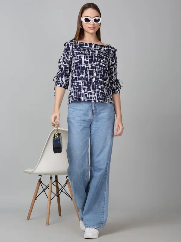 Dressitude-Navy_Blue-Top