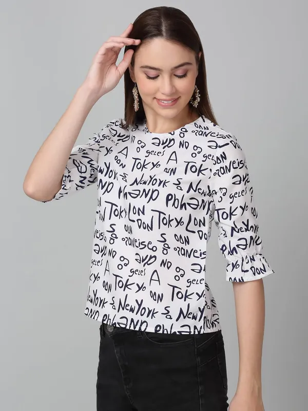 Dressitude-White_&_Blue-Top