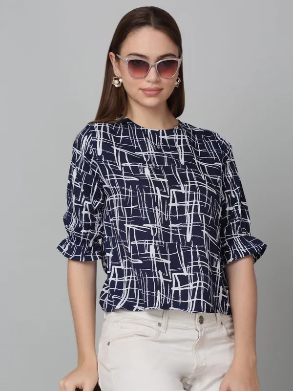 Dressitude-Navy_Blue-Top