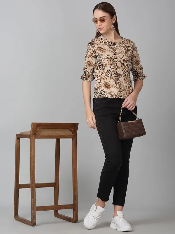 Dressitude-Brown-Top