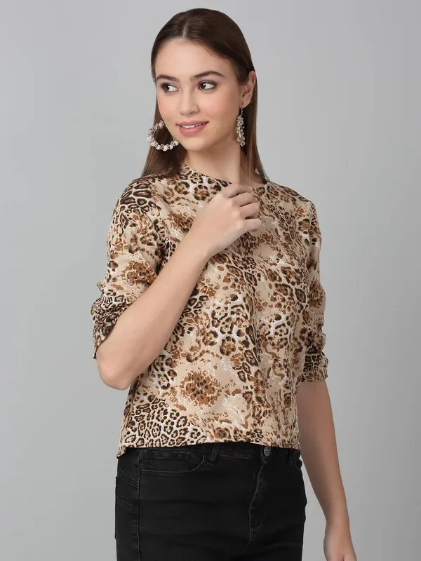 Dressitude-Brown-Top