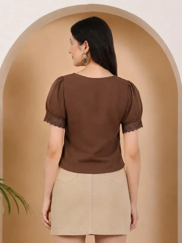 Dressitude-Brown-Top