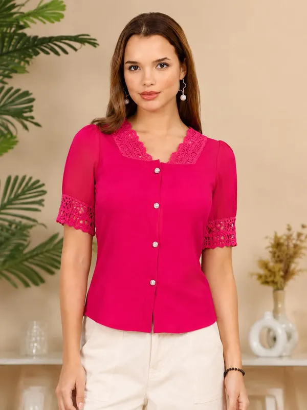 Dressitude-Fuchia_Pink-Top