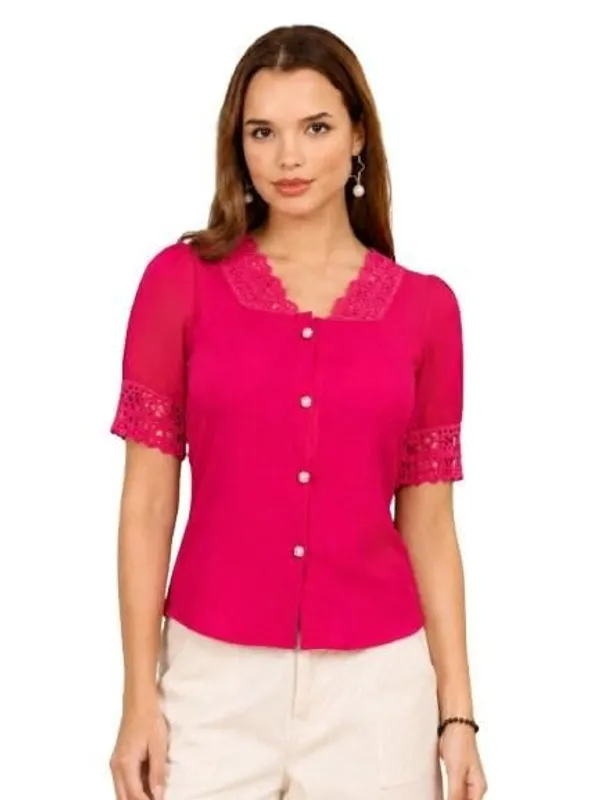 Dressitude-Fuchia_Pink-Top