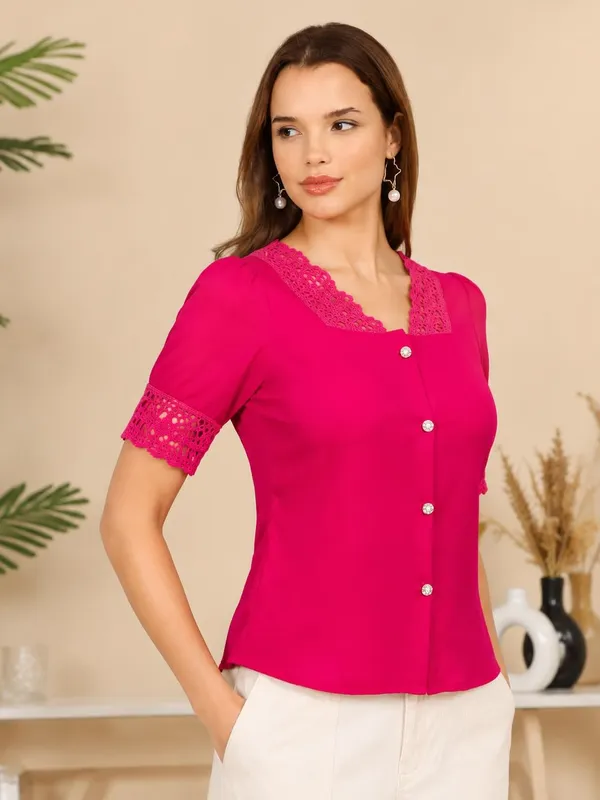 Dressitude-Fuchia_Pink-Top