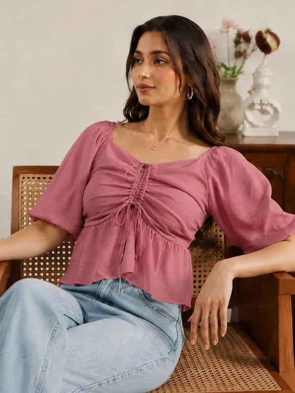 Dressitude-Pink-Top