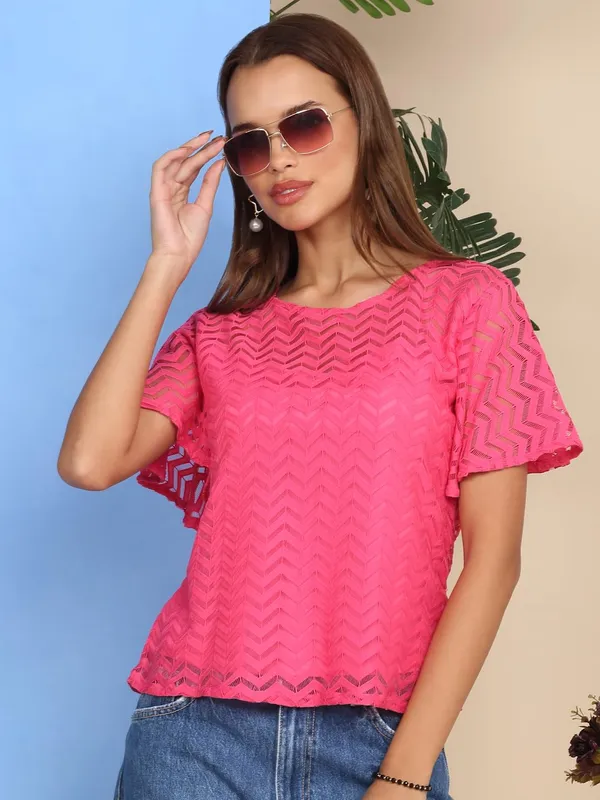 Dressitude-Pink-Top