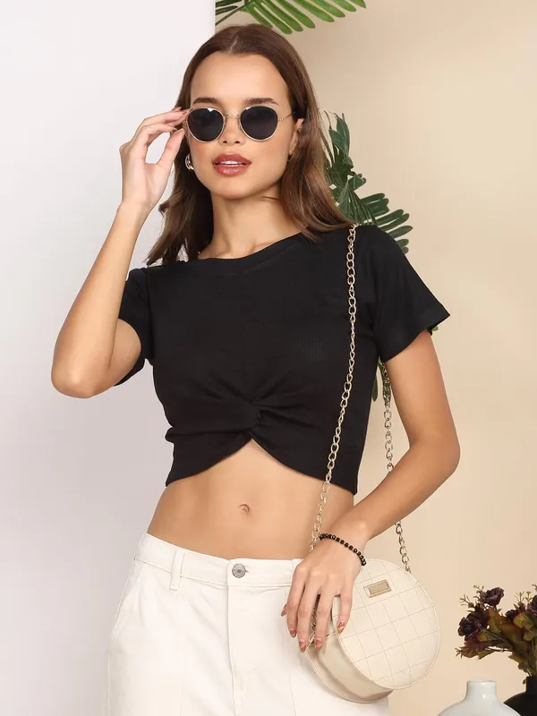 Black_Cotton_Top_For_Women