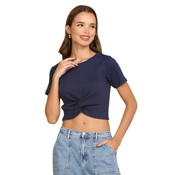 Blue_Cotton_Top_For_Women