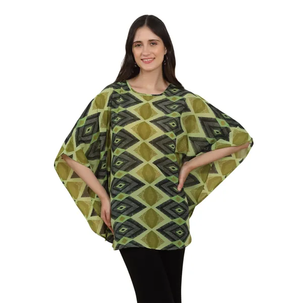 Multicolor_Poly_Cotton_Top_For_Women