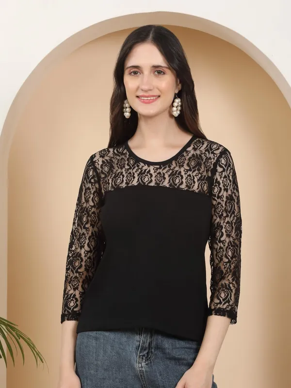 Black_Cotton_Top_For_Women