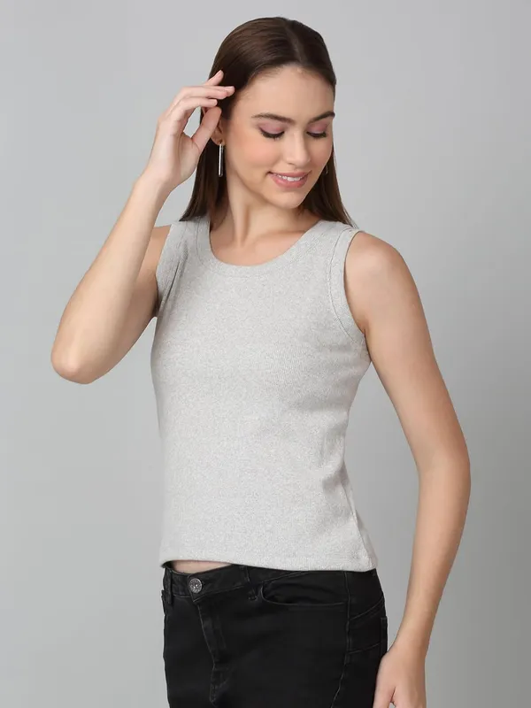 Grey_Cotton_Top_For_Women