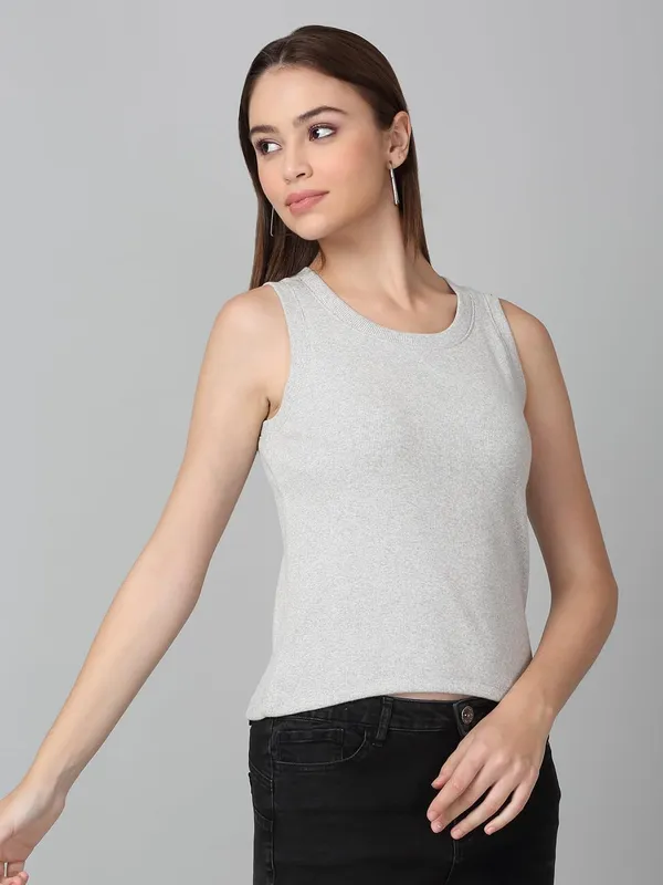 Grey_Cotton_Top_For_Women