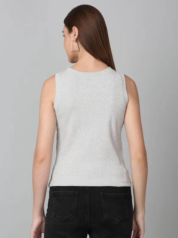 Grey_Cotton_Top_For_Women