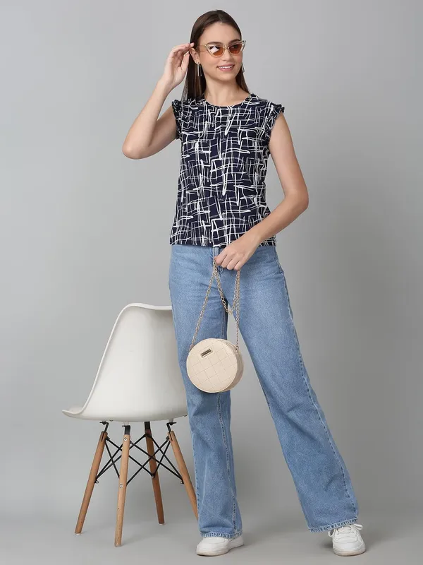 Dressitude-Navy_Blue-Top