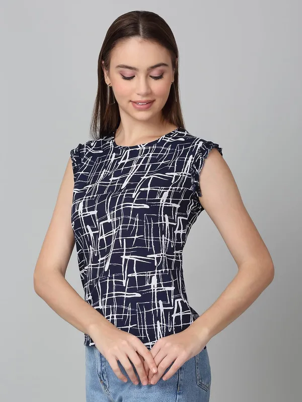 Dressitude-Navy_Blue-Top