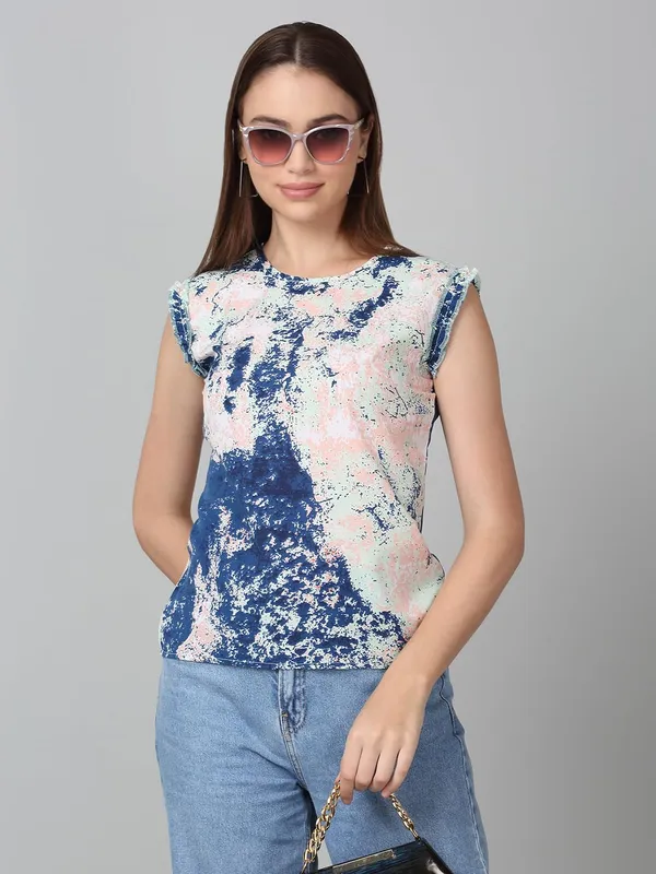 Dressitude-Sea_Green_&_Blue-Top