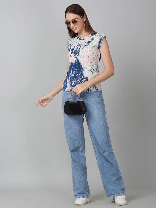 Dressitude-Sea_Green_&_Blue-Top