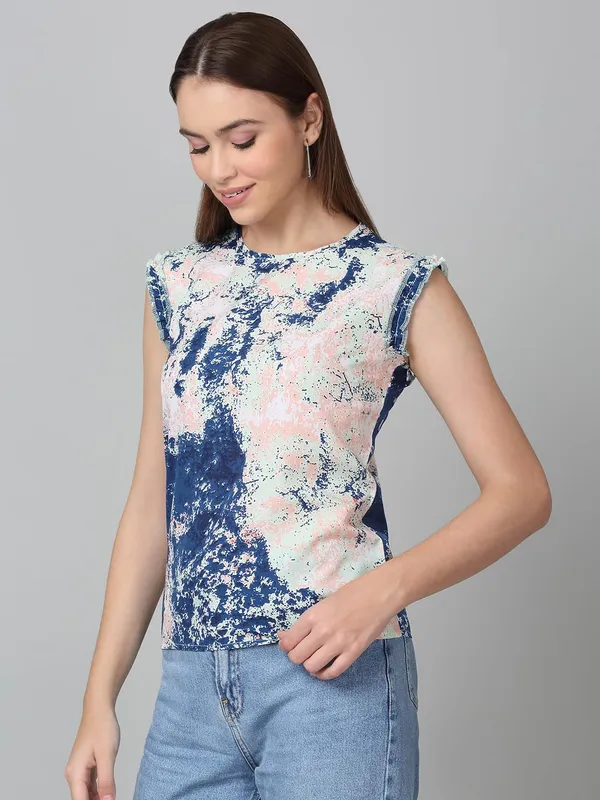 Dressitude-Sea_Green_&_Blue-Top
