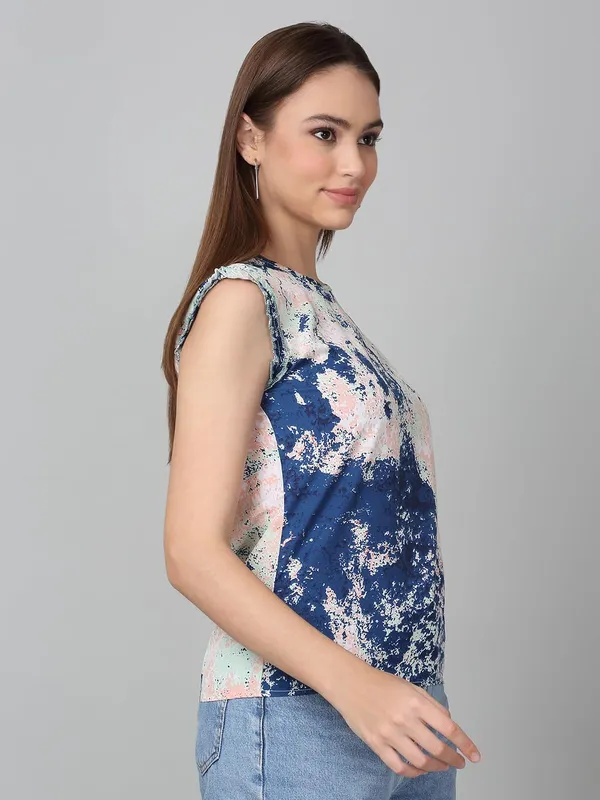 Dressitude-Sea_Green_&_Blue-Top