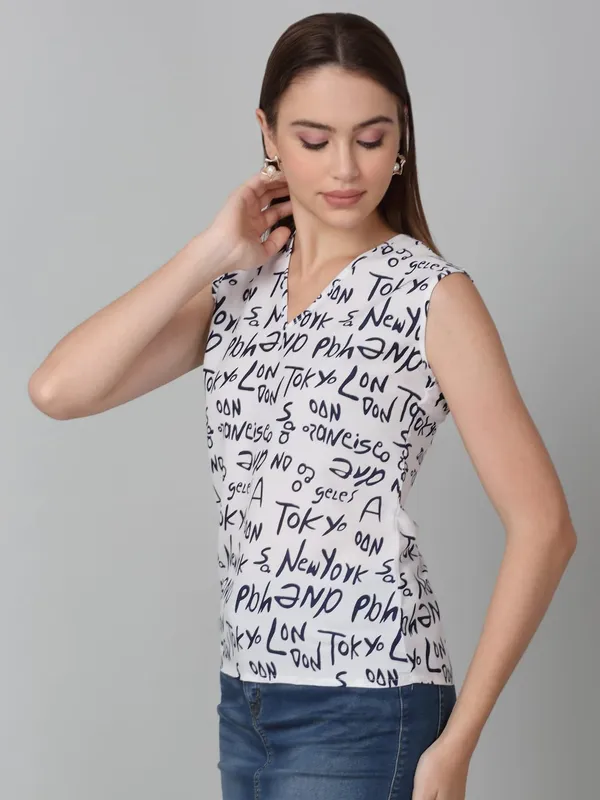 Dressitude-White_&_Blue-Top