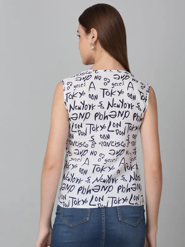 Dressitude-White_&_Blue-Top