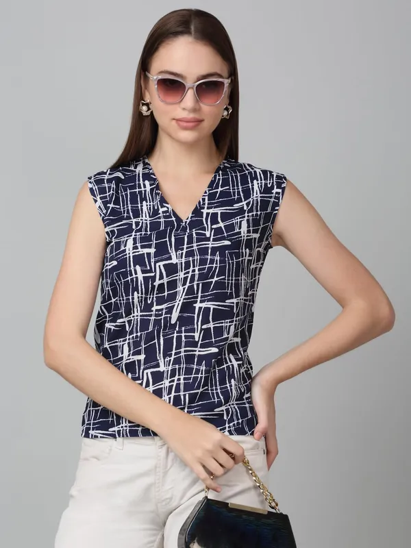 Dressitude-Navy_Blue-Top