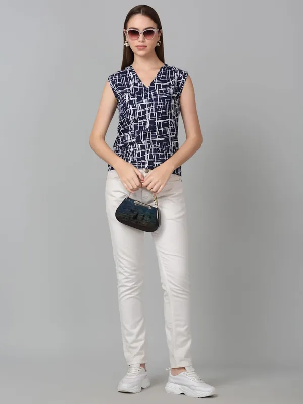 Dressitude-Navy_Blue-Top