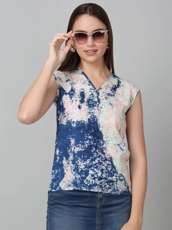 Dressitude-Sea_Green_&_Blue-Top