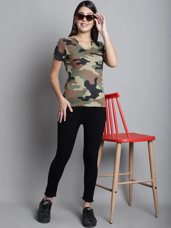 Dressitude-Green-T-Shirt