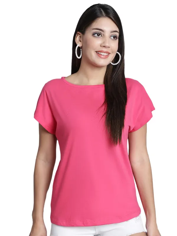 Dressitude-Pink-T-Shirt