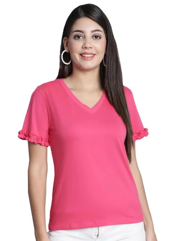 Dressitude-Pink-T-Shirt