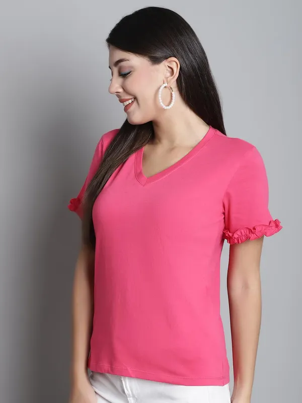 Dressitude-Pink-T-Shirt