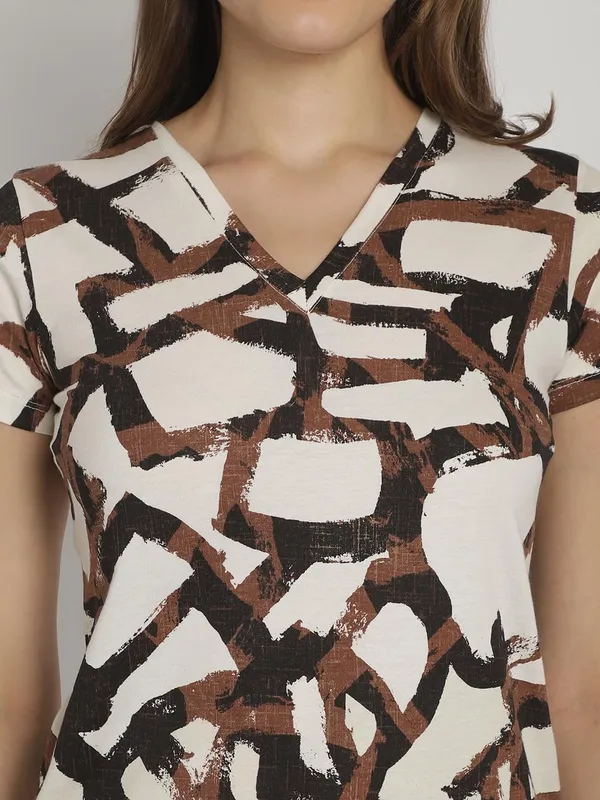 Dressitude-Cream-T-Shirt