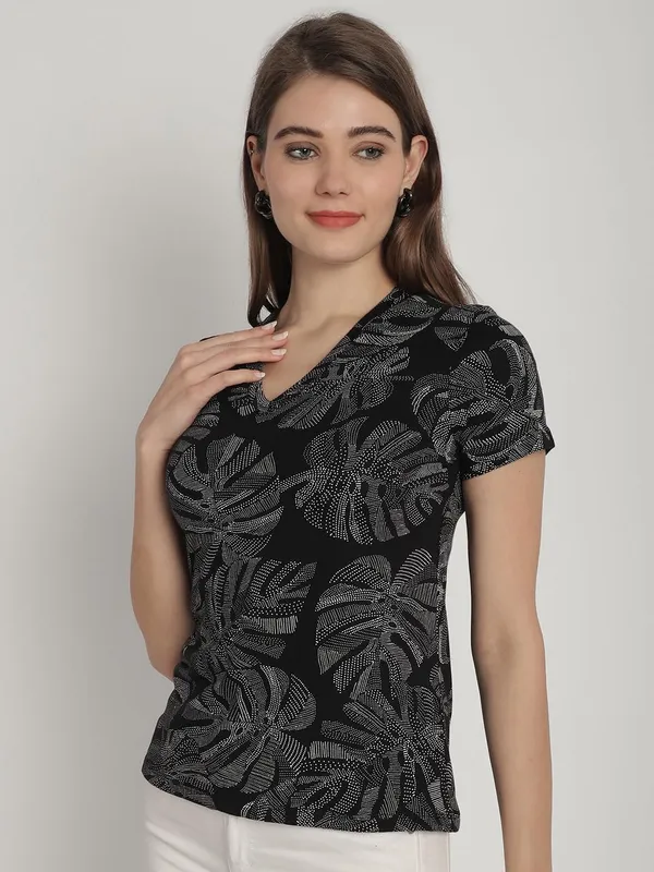 Dressitude-Black-T-Shirt