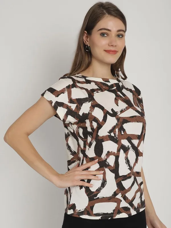 Dressitude-Cream-T-Shirt