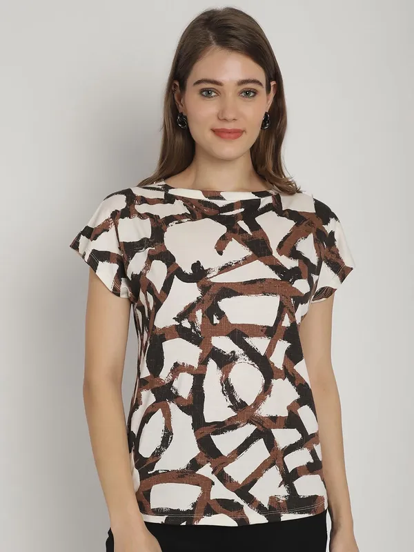Dressitude-Cream-T-Shirt