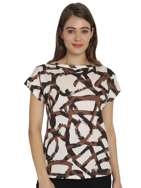 Dressitude-Cream-T-Shirt