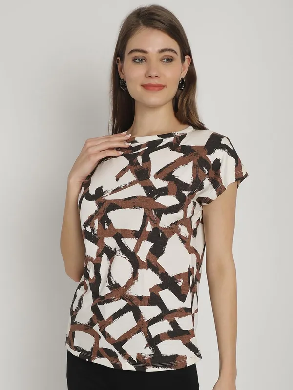 Dressitude-Cream-T-Shirt