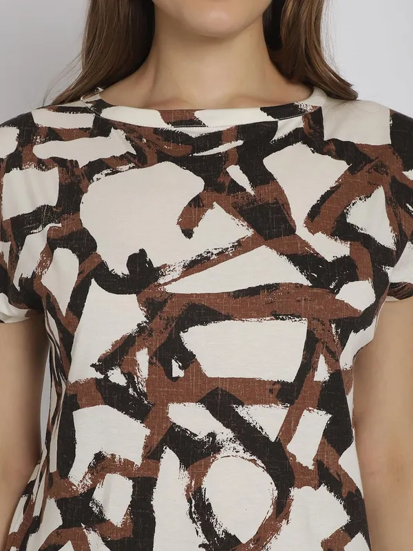 Dressitude-Cream-T-Shirt