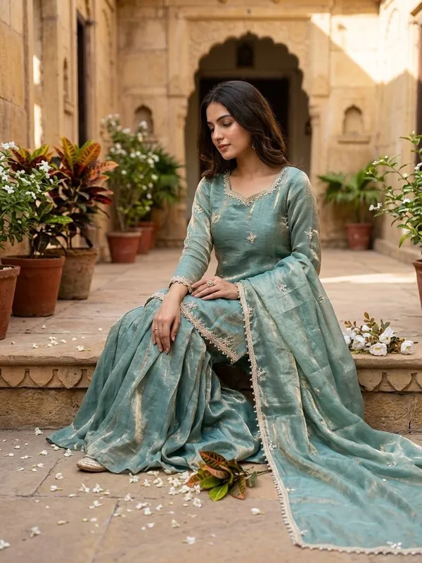 Sky_Blue_Satin_Silk_Straight_Embroidered_Sharara_Suit_Set_For_Women
