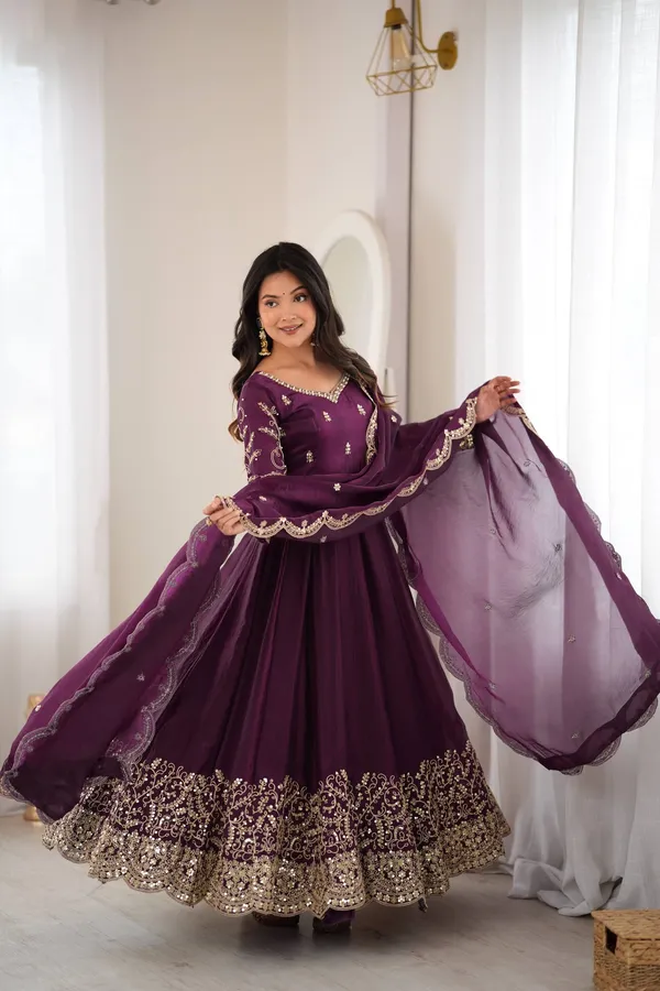 Violet_Satin_Silk_Embroidered_Flared_Anarkali_Suit_Set_For_Women