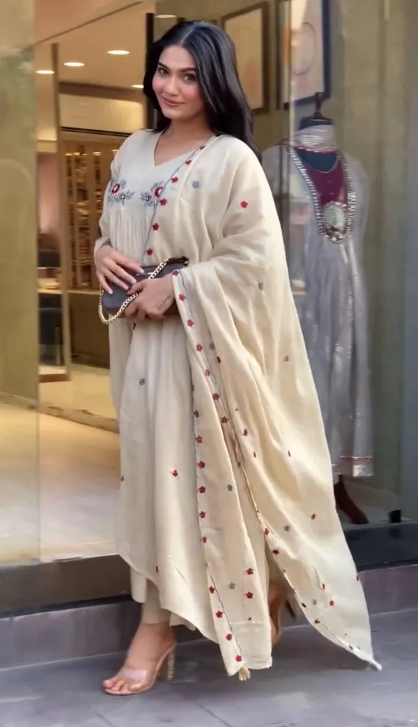 Off_White_Chanderi_Flared_Anarkali_Suit_Set_For_Women