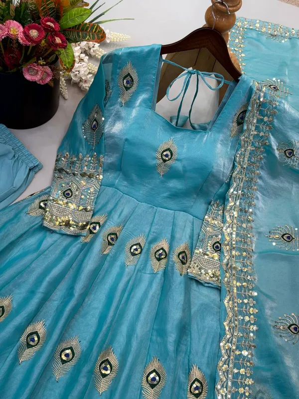 Sky_Blue_Satin_Silk_Flared_Embroidered_Anarkali_Suit_Set_For_Women
