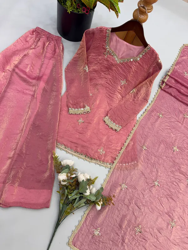 Pink_Satin_Silk_Straight_Embroidered_Kurta_Palazzo_Set_For_Women