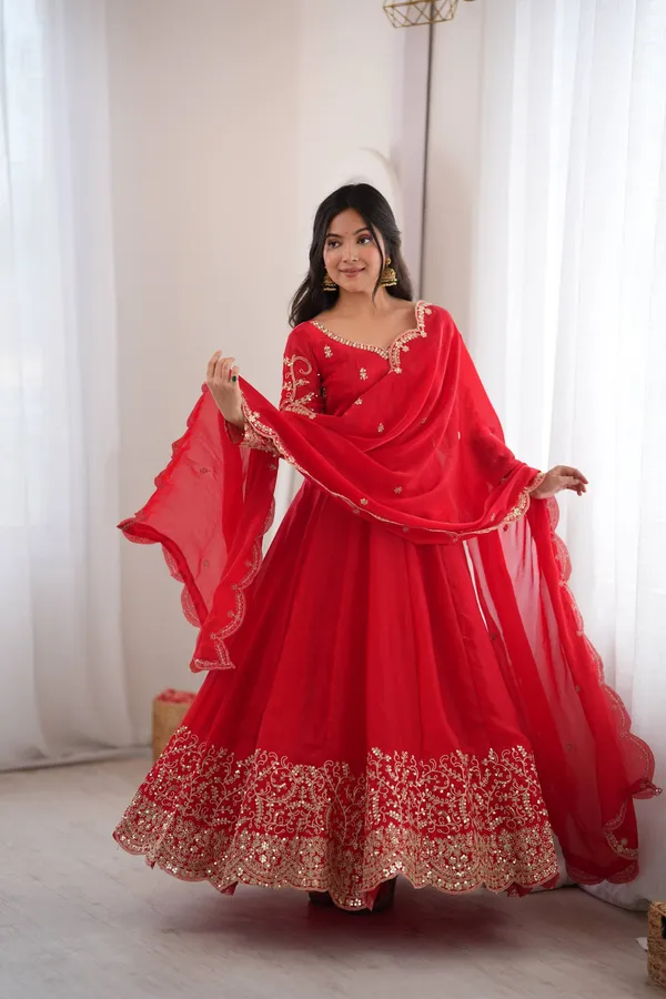 Red_Satin_Silk_Embroidered_Flared_Anarkali_Suit_Set_For_Women