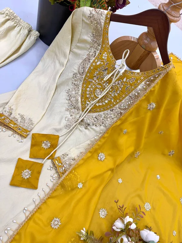 Cream_Satin_Silk_Straight_Embroidered_Kurta_Set_For_Women