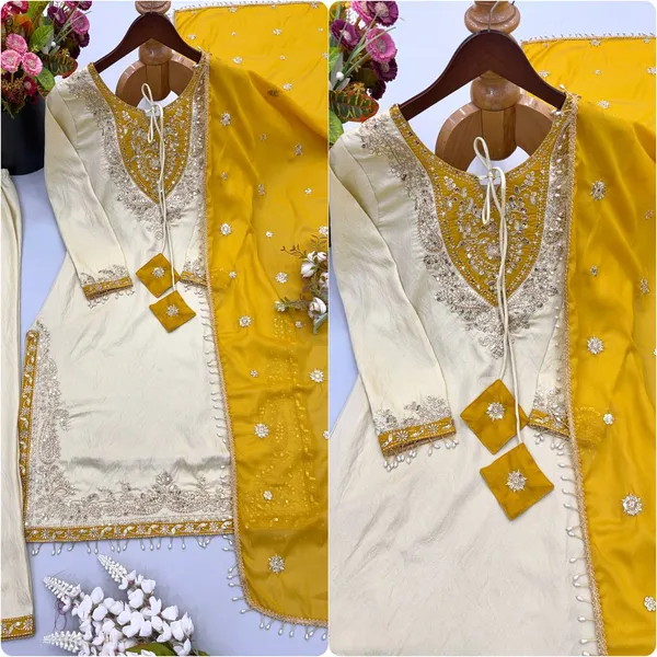 Cream_Satin_Silk_Straight_Embroidered_Kurta_Set_For_Women