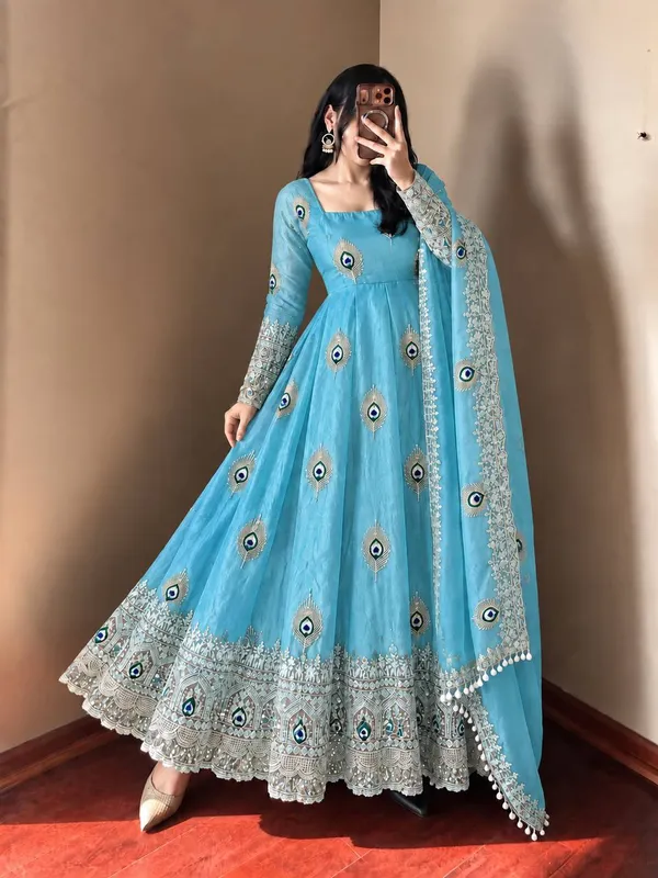 Sky_Blue_Satin_Silk_Flared_Embroidered_Anarkali_Suit_Set_For_Women